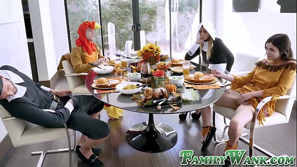 Foursomefuck fest with_horny and kinky_teens FamilyStrokes