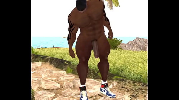 handsome hunk duane brown stretches and pisses before morning run,