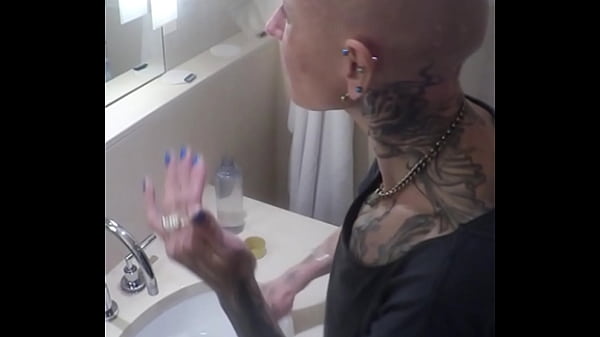Watch me Vilja take control of my_transformation shaving my head and pussysmooth_to be a_perfect_hairlessfucktoy
