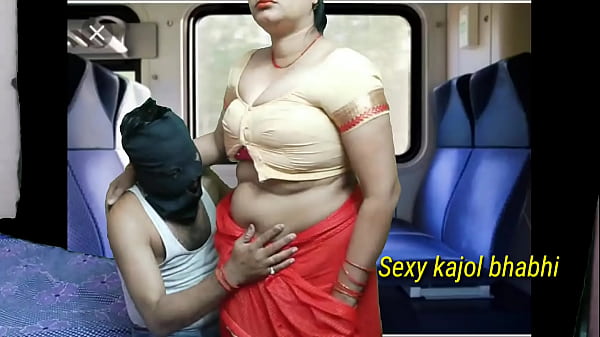 Indian Aunty Fucking In Coach With Her Son In A Journey And Sucking Cock And Take Cum In Pussy