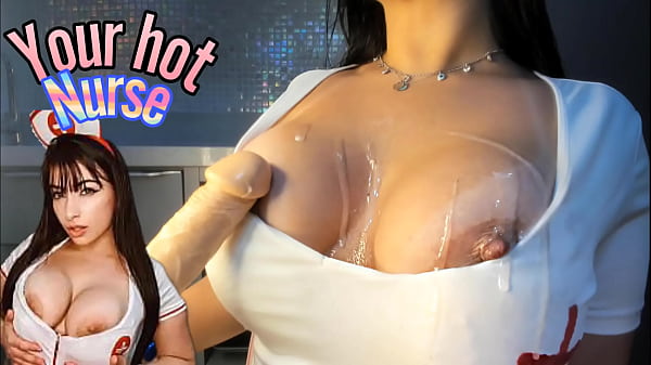 Sexy_Nurse cosplay giving a_PERFECT_BLOWJOB_ON HER CUMMING DILDO CUM_ON TITS_AND MOUTH