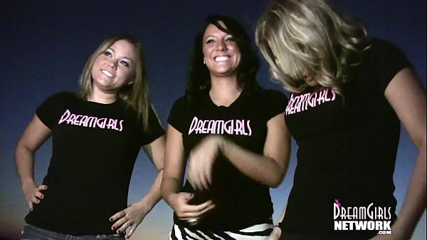 Identical Twins And Sultry Brunette Flash Around Town thumbnail