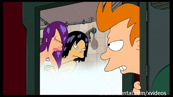 Futurama Hentai Shower threesome