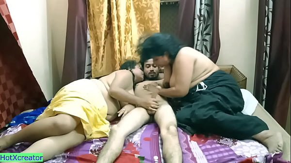 Fucking Bhabhi and her hot stepmom at home! latest Hindithreesome with clear_dirty audio