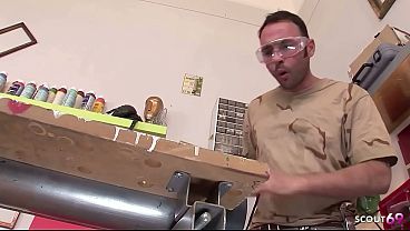 Nonton Big Natural Bouncing Boobs Wife Jasmine Black Seduce Worker To Cheating Anal Fuck At Work thumbnail