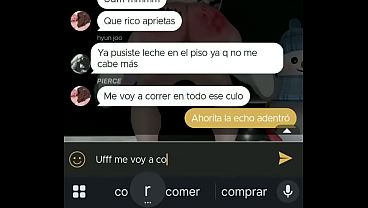 Moreno y blanco follan con chichonas 