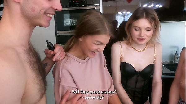 New full backstage with title first time dap dp new experience for milka & jessika trunk grape anal history