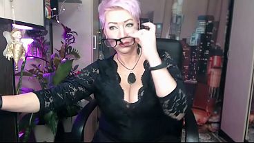 My Stepmom Is My Webcam Slut! Immodest Dancing, Close-up Pussy And Honest Masturbation Of A Bitch In 45 Format! thumbnail