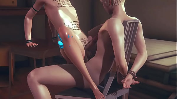 Yaoi Femboy - KazeHardsex in Warehouse - Sissy crossdress_Japanese Asian Manga Anime Game_Porn Gay