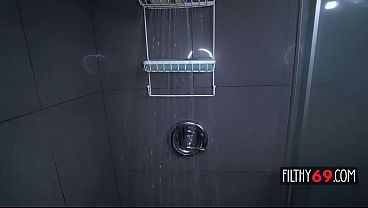Nonton My Horny Stepsister Joins Me In The Shower For A Good Fuck thumbnail