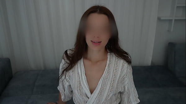 Nonton Sex With A Hot Brunette In A Bathrobe Ends With Cum On Face thumbnail