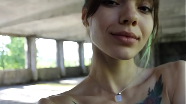 Flexible Brunette Naked Doing Sports In An Abandoned House thumbnail