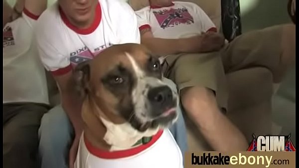 Ebony SlutGets AnInterracial Group Sex 17