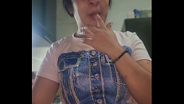 Nova Grey's dirty secret: Exclusive kitchen BJ highlights. 