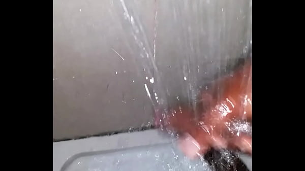 In the shower