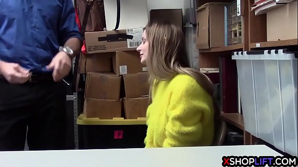 Play MP4 - Busty teen thief suspected and banged by a security guy