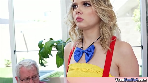 Play MP4 - Horny old dude bought himself a lifelike sexrobot and now its time to give her her first ever rodeo