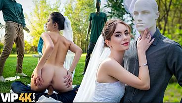 BRIDE Newlyweds Love to have Sex in front of People