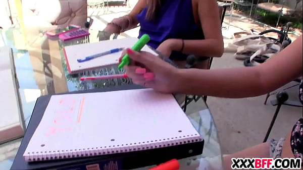 Slutty study group gets dicked 