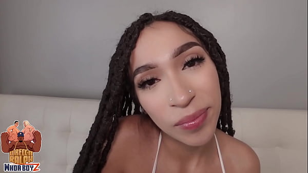 Sexy Latina Slut Dee Pressure Got Her Pussy Drilled And A Facial By A Bbc thumbnail