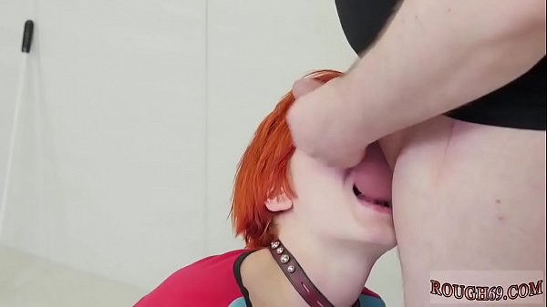 Shy nervous teen sexy teen babe in a threesome with double cumshot