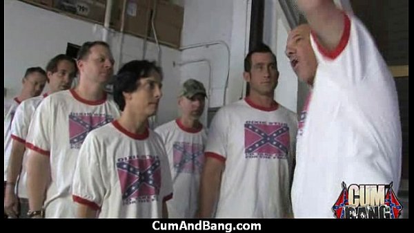 Busty Ebony_Whore Gangbanged And Covered In_Cum 25