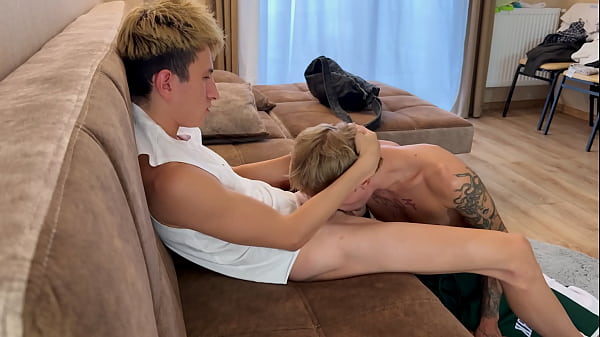 Play MP4 - No57 Part 1&colon; A guy licks his friend's feet&comma; a deep throat blowjob&comma; and a cute twink's ass gets fucked&period;