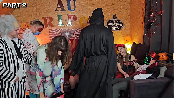 Play MP4 - SCARY &ast;porn&ast; MOVIE&comma; HALLOWEEN goes WET&comma; Alice Maze&comma; Irogenia&comma; Lyna Jade&comma; Coquette&comma; Lety Howl 5on4 Anal Orgy &lbrack;EPISODE 2&rsqb;