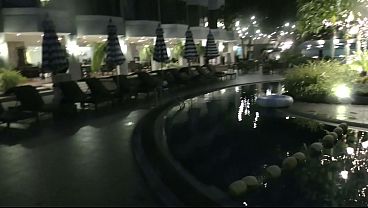Trashy Cara Rides Her Big Dildo Against Hotel Window While Filmed From Inside And Outside. Preview thumbnail