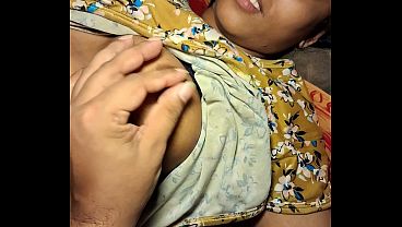 Devar playing with Deshi Bhabi Boobs