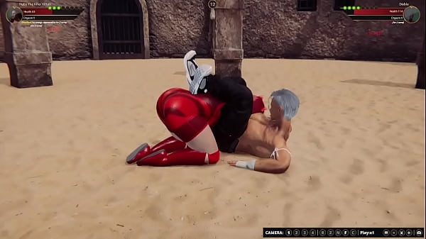 Ruby vs diabla {nf3d video game fighting mma femdom}