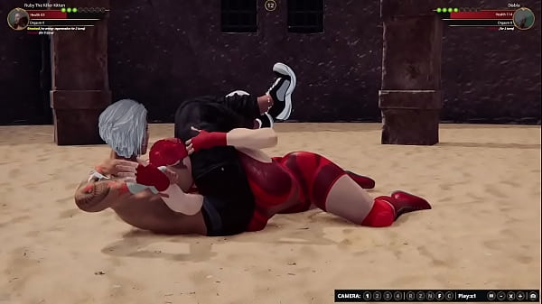 Ruby vs diabla {nf3d video game fighting mma femdom}