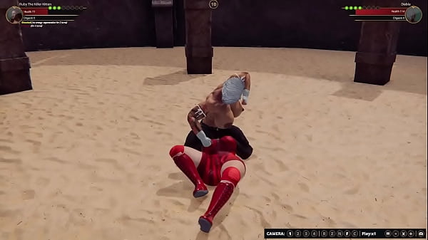 Ruby vs diabla {nf3d video game fighting mma femdom}