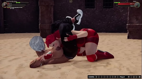 Ruby vs diabla {nf3d video game fighting mma femdom}