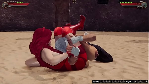 Ruby vs diabla {nf3d video game fighting mma femdom}