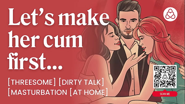 ASMR Audio Porn_First Time Bisexual FFM_Threesome at Home with Finger Play Rough Sex Erotic Audio