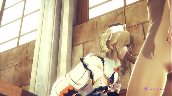 Genshin Impact Yaoi - Barbara Femboy Blowjob With Cum In His Mouth thumbnail