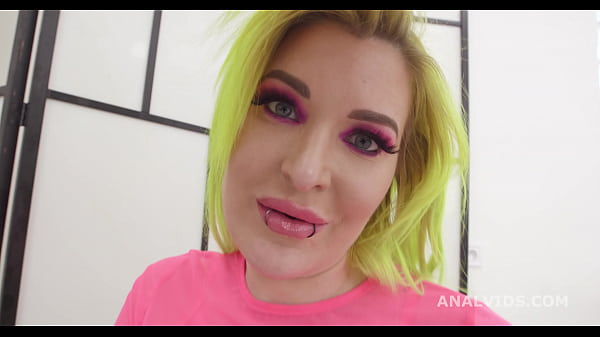 I got cum in my eyes after_getting_gangbanged by 2_big dicks with DAP pee drinking_and prolapse