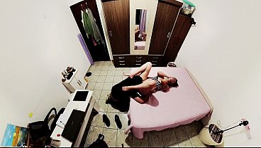 Entering the room to masturbate her and cum all over her. Taboo