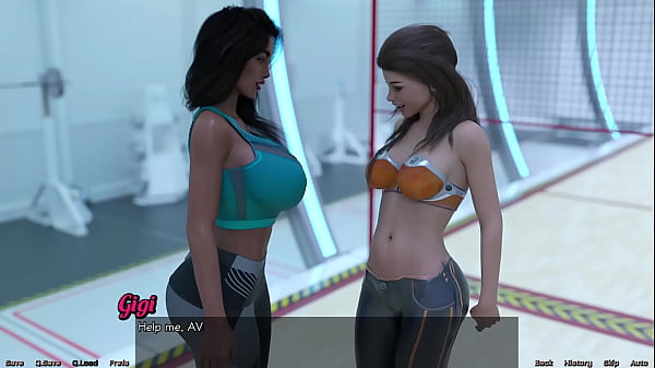 Stranded in space #138 petite brunette can't stop looking at busty milfs tits 