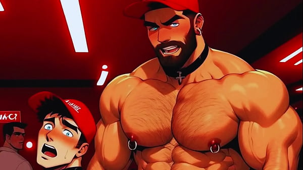 Hot Gay Sex With Waiters In Public During Dinner. Hard Cock In The Ass And Cum On The Customers' Food. thumbnail