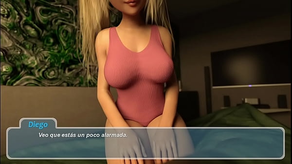 6_ROSIE y_su PAPÁ tienen_una CHARLA SERIA sobre_los INCIDENTES en el BAÑO Happy_Summer_Rosie Gameplay Novela Visual en_Español_Videojuego PORNO