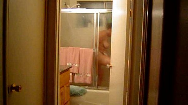 Dawn in the shower unaware of the cam. 