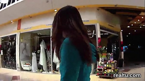 Attractive czech cutie_gets tempted in the mall_and rode in pov