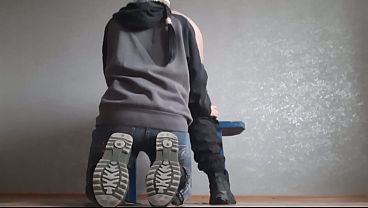 My lesbian student performs analingus for a good grade 