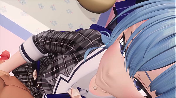 星街すいせい 手コキ