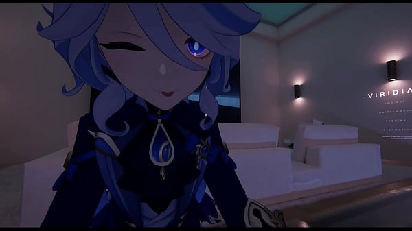 YukoshVR Kafka and Furina Take Turnson GothBoy