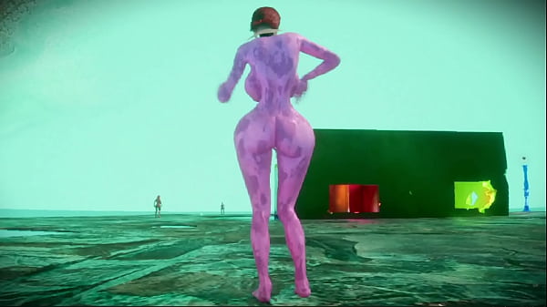 Solo culo culo desde ceca striptease de chica robot mu&ntilde;eca moviendo el culo rtx animaciones con fisicas de culo 