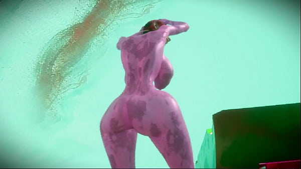 Solo culo culo desde ceca striptease de chica robot mu&ntilde;eca moviendo el culo rtx animaciones con fisicas de culo