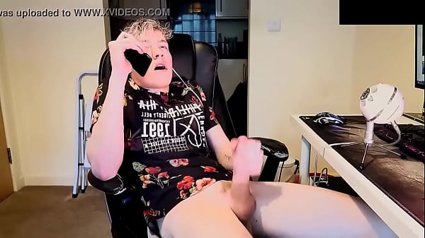 Phone Sex Gives Him A Powerful Orgasm 